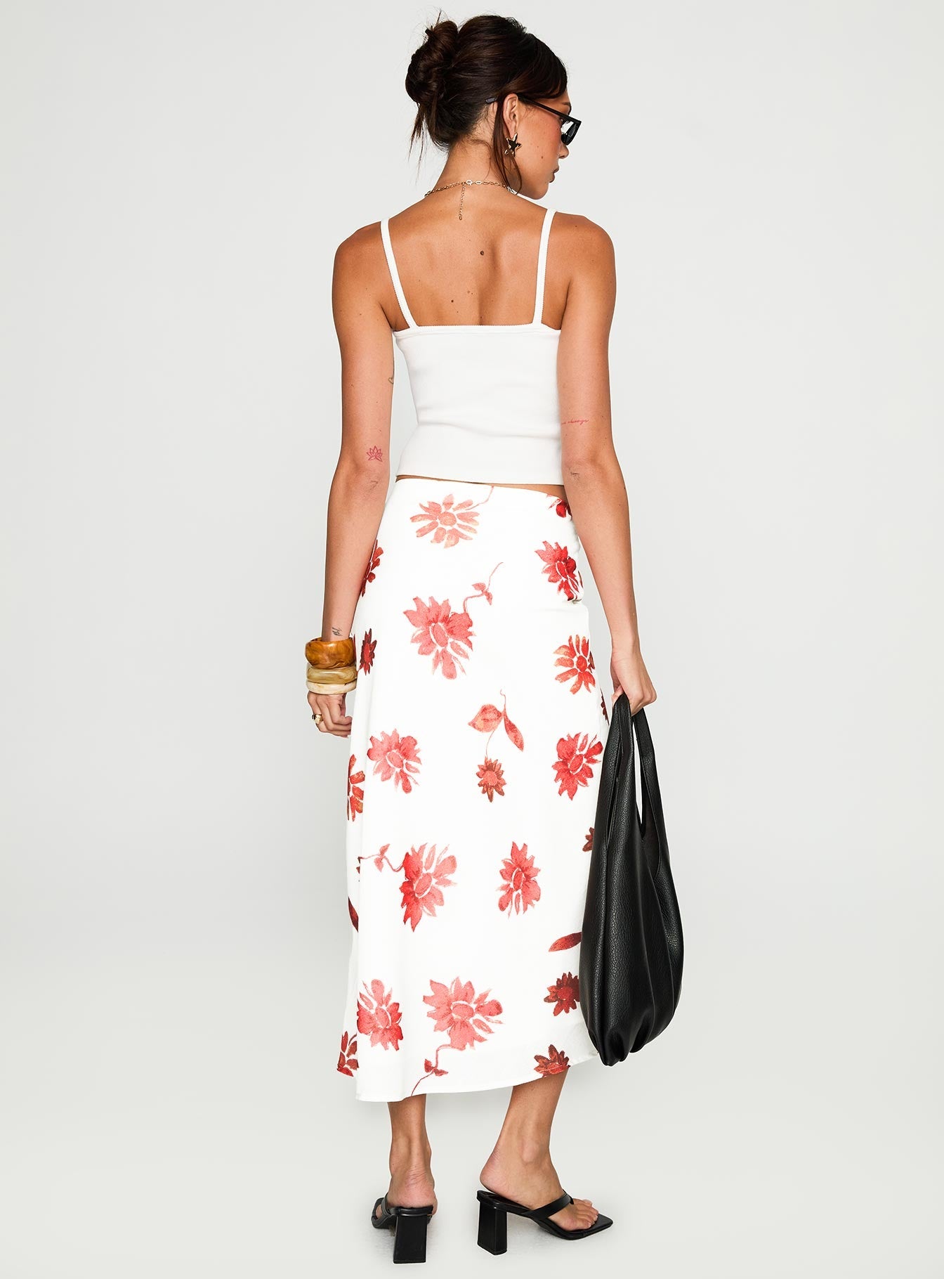 Sun Soaked Midi Skirt Multi
